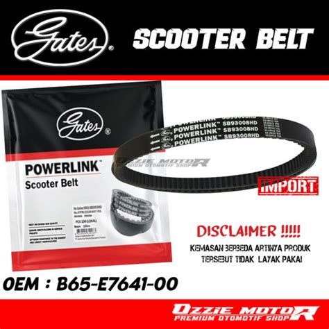 Jual Van Belt V Belt Drive Belt Gates Matic Yamaha All Variant Premium