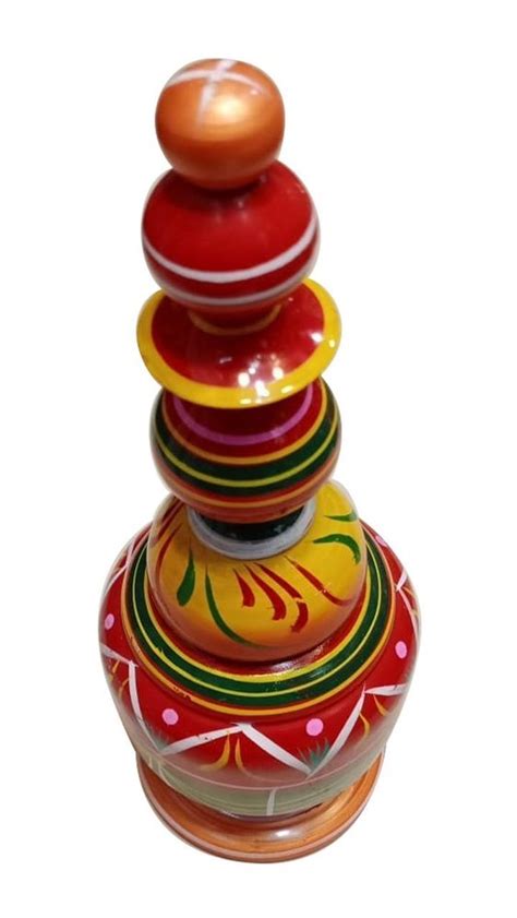 Red Round Printed Wooden Sindoor Box At Rs Piece In Varanasi Id