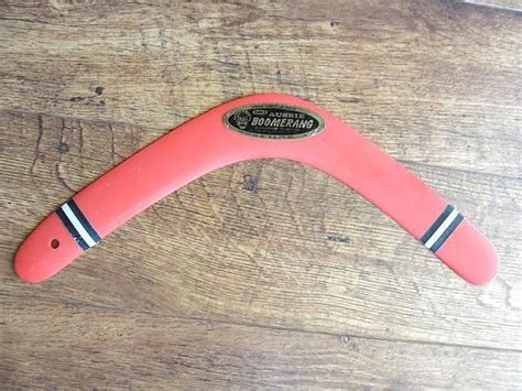 Vintage Geniune 1975 Wham O Aussie Boomerang Vintage Boomerang Aussie