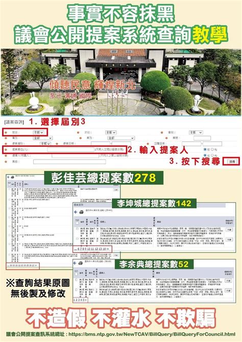 民進黨三重立委初選 彭佳芸、李坤城都稱自己議會提案數最高 政治 自由時報電子報