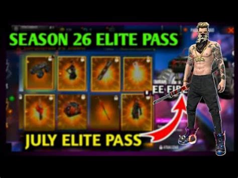 July Elite Pass Free Fire 2020 Season 26 Elite Pass Garena Free