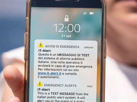 IT Alert Oggi Il Messaggio Di Prova Alle 12 In Tutta La Liguria