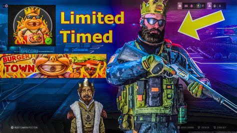 How To Unlock Limited Timed Burger Town Skin In Mwlll And Warzone