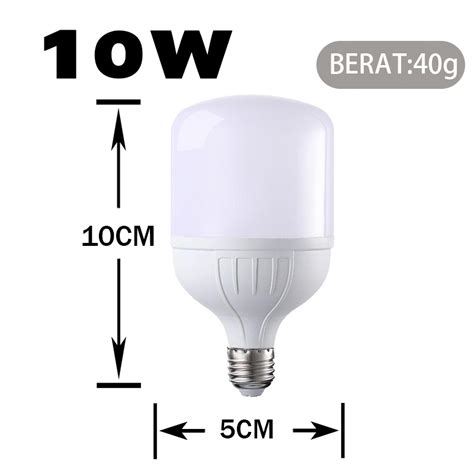 Jual Lampu Led Kamar 40W Jumbo Lampu Hemat Energi LED 5W 10W 30W 40W