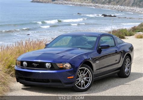 Ford Mustang Gt Bleu 34 Avant Gauche 3 Ford Photos Gt Les Plus