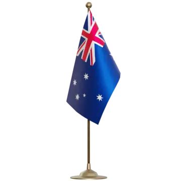 Australia Flag With Pole Australia Flag Post Australia Flag