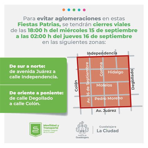 Anuncian Cierres Viales Y Peatonales En Centro De Guadalajara