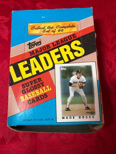 1986 Topps Major League Leaders Super Glossy Baseball Cards RESEALED