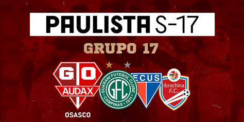 SUB 17 CONHECE ADVERSÁRIOS PARA A SEGUNDA FASE DO PAULISTA Osasco Audax