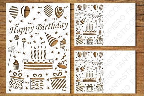 Downloadable free cricut birthday card template - nbvmbsunny