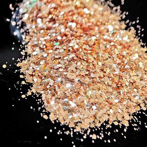 Mix ışık bronz renk tırnak sanat Glitter madeni pul tozu Glitter