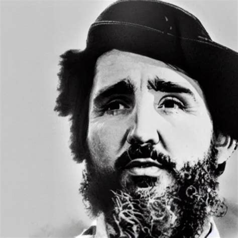 Photo Of Justin Trudeau Dreesed As Fidel Castro Stable Diffusion