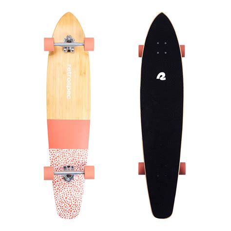 Retrospec Zed Longboard Skateboard Complete Cruiser Bamboo And Canadian