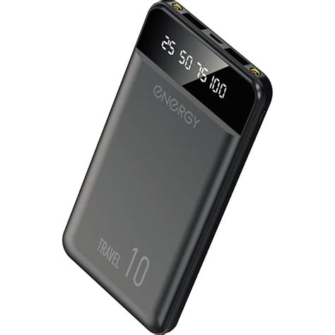 Внешний аккумулятор Energy Power Bank 10 000 Travel черный 103574 ...