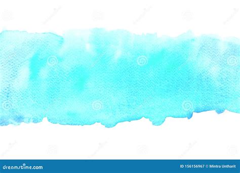 Watercolor Painting Colorful Splashing On White Paper Texture Stock