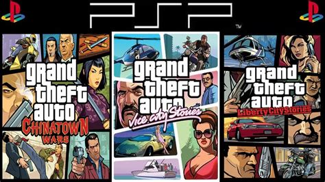 All Gta Games On Psp Youtube