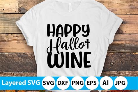 Happy Hallo Wine Svg Graphic By Culturefix Creative Fabrica