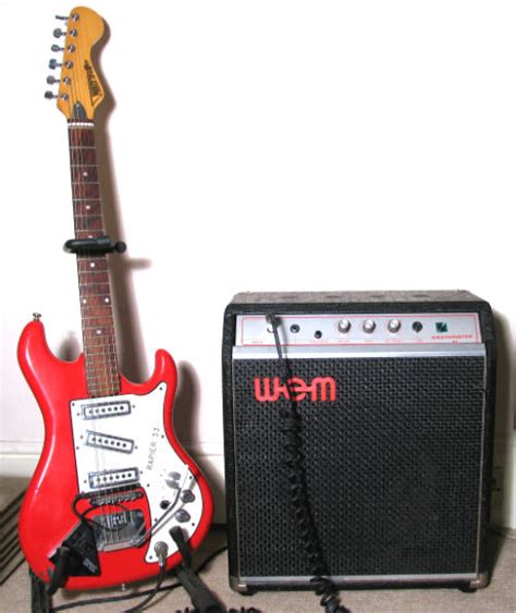 WEM Westminster amp and Rapier 33 Guitar