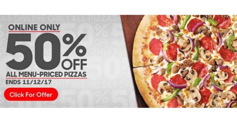 Pizza Hut Deal: 50% Off Regular-Priced Pizzas :: Southern Savers