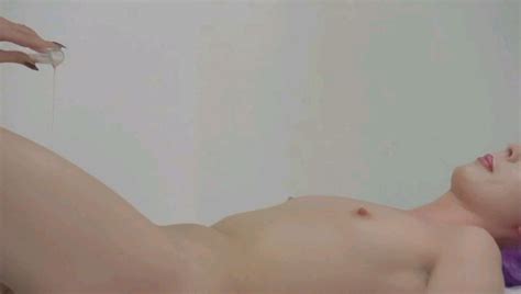 Naked Martine Flety In Blue Rita