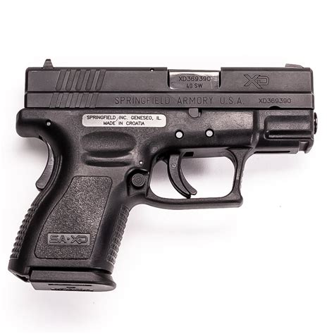 Springfield Armory Xd 40 Sub Compact For Sale Used Very Good Condition