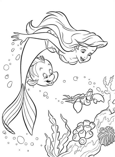 Aimable Coloriage Ariel La Petite Sir Ne Collection Coloriage