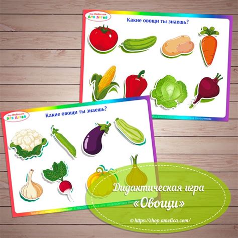 Дидактическая игра для малышей овощи скачать