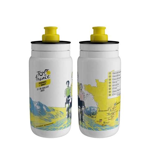 Bidon Elite Fly Tour De France Blanc Jaune 550 Ml Cdiscount Sport