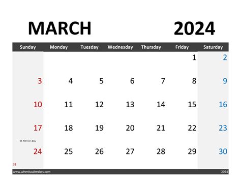 Printable March 2024 Calendar With Lines Monthly Calendar