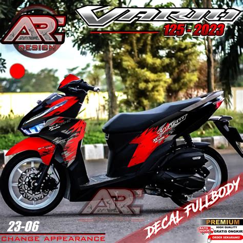 Jual Cod Terbaru Decal Sticker Honda Vario New Full