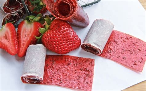 Homemade Strawberry Fruit Roll Ups Recipe Divas Can Cook