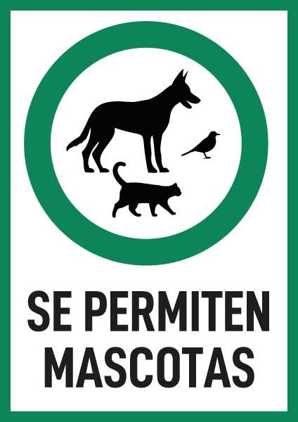 Cartel De Se Permiten Mascotas Imprimir Carteles Gratis