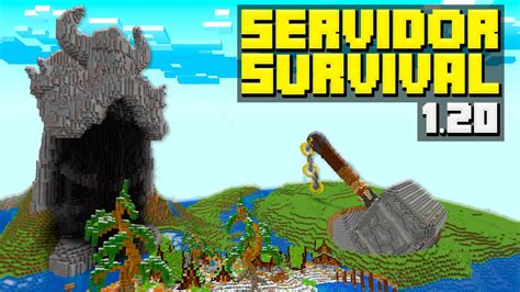 ESSE É O MELHOR SERVIDOR SURVIVAL QUE JOGUEI do MINECRAFT 1 20