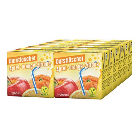 Durstl Scher Apfel Orange Zitrone Fruchtsaftgetr Nk Ml Er Pack