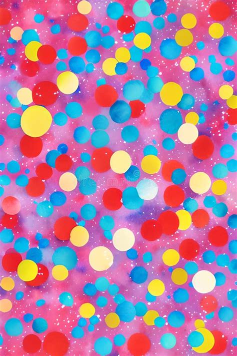 Birthday Confetti Party Background Stock Illustration - Illustration of ...