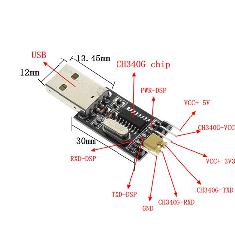 CH340G USB to TTL Converter UART Module 3.3V-5V for Arduino in Pakistan ...