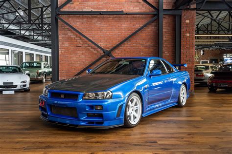 Nissan R34 GTR Blue (3) - Richmonds