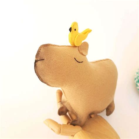 Boneco De Feltro Capivara D Elo Produtos Especiais Artofit