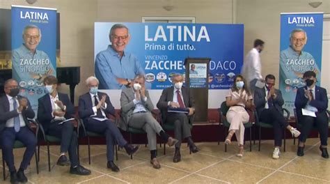 Latina Conferenza Stampa Di Presentazione Ieri Del Candidato A