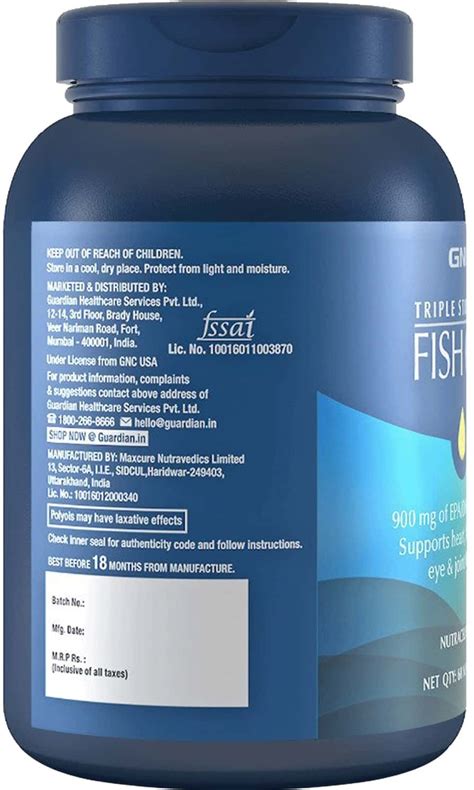 buy gnc triple strength fish oil  mg  enteric coated softgels