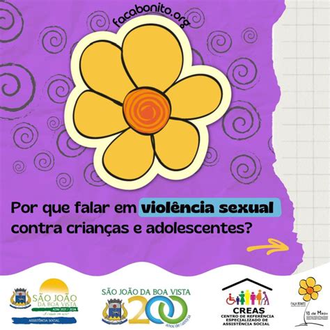 Dia 18 De Maio é O Dia Nacional De Combate Ao Abuso E A Exploração