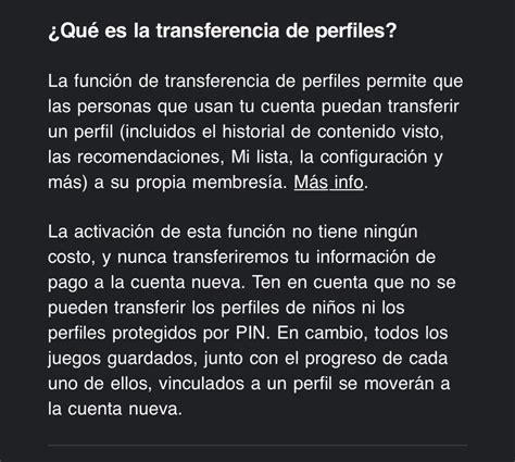 Qué es la transferencia de perfil de Netflix el fin de las cuentas