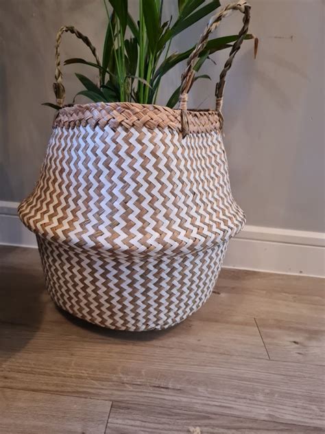 Belly Basket Styles Seagrass Water Hyacinth Storage Etsy