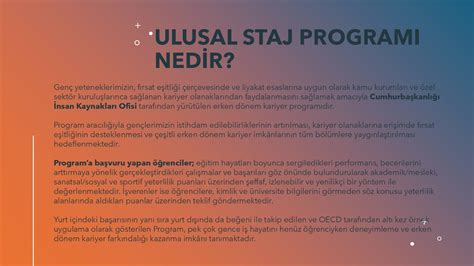 2025 Yılı Ulusal Staj Programı Bilgilendirme ve Kayıtlanma Eğitimi