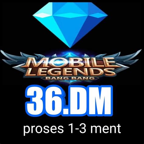 Jual Top Up Diamonds Mobile Legend Legal 36 Diamonds Di Lapak Kumpulan Koin Bukalapak