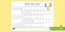 Repeating Patterns Worksheet Worksheet Teacher Made