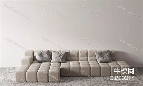 MODERN SOFA – SKETCHUP 3D MODEL – VRAY – 229914 | SketchUp Store