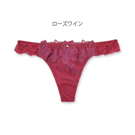フランデランジェリー fran de lingerie Shiny Fleur シャイニーフルール コーディネートTバック タンガ 返品不可