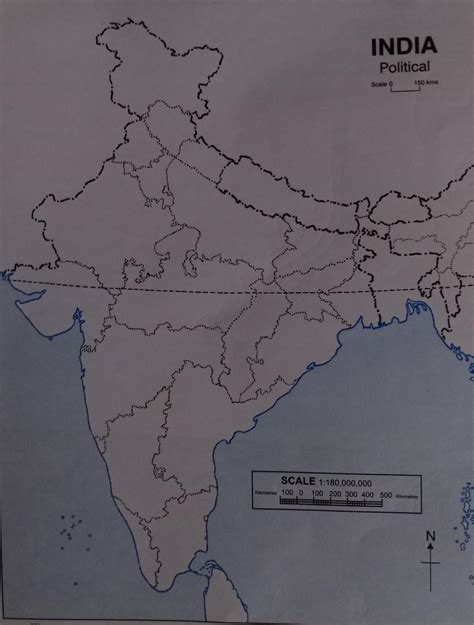 Q A Mark The Following In The Outline Map Of India Write The Names