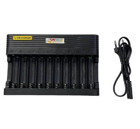 Smars Lithium Ion Battery Charger 10 Slot For 3 7V Li Ion 18650